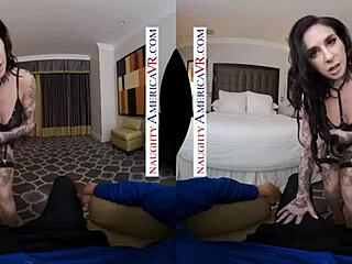 Naughty Joanna Angel Craves Intense Fucking. She Licks Balls And Offers Titty Fuck In Heels.