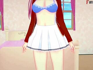 Honami Ichinose Delivers Passionate Blowjob And Footwork In You-Zitsu Fantasy