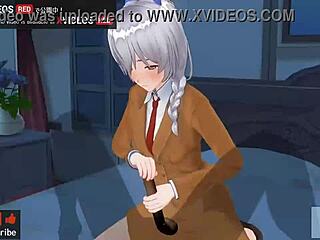 uncensored anime with tessa’s wild handjob and creampie