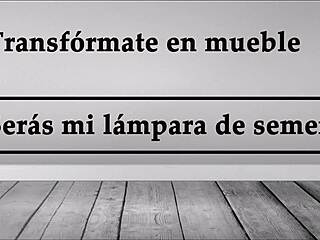chcę żebyś stał się moim meblem na spermę, okej?