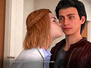 become a rock star in selina’s route, episode 83. homemade anime game with redhead big tits action.