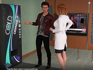 become a rock star in selina’s route, episode 83. homemade anime game with redhead big tits action.