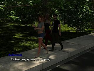 Pine Falls 83 - Brunette in Erotic 3D Anime with Big Tits