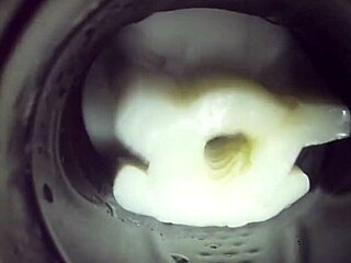 Detailed View Inside Fleshlight With Creampie