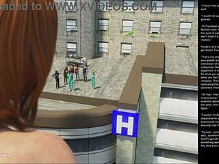 small 18+ girl makes big gesture in apple orchard for 3d cartoon sex