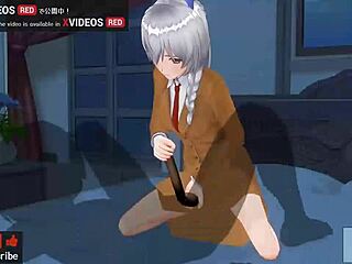 uncensored anime with tessa’s wild handjob and creampie