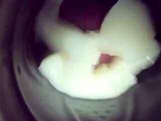 Detailed View Inside Fleshlight With Creampie