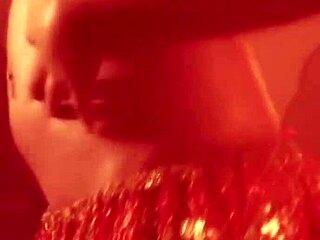 This sexy Indian babe teased with erotic belly dancing in a solo nude show.