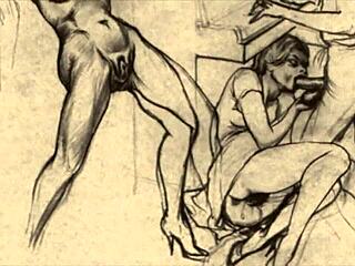 Vintage Erotic Drawings