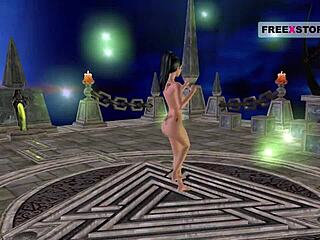 Animated 3D cartoon of Indian teen in positions