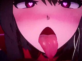 Konosuba animation with blowjob and doggystyle in wild group action