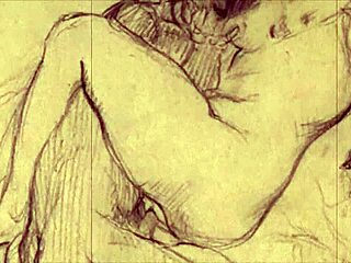 Vintage Anime Erotic Illustration