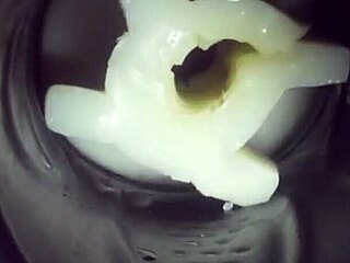 Detailed View Inside Fleshlight With Creampie