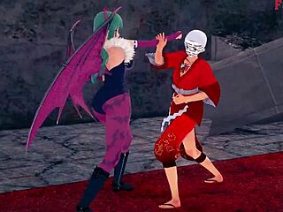 Morrigan Hates First Then Gets Fucked Fully In Halloween Special On Sheer Fantasyking3