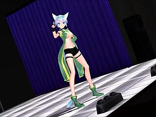 sinon sword art online mmd animation