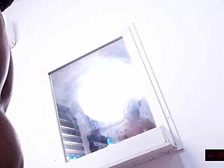 Young 18+ Ebony Rides Blonde Rough and Wet