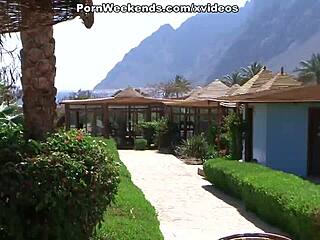 crazy couple fucks wildly on a deserted road