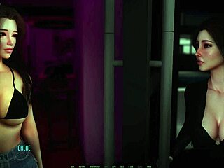 Stepsis And Her Cute Friend Share Bed For First Huge Cock Experience