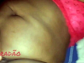 Preta Cavalgando Na Rola