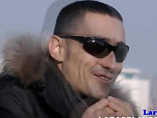 Bound mature European woman gets cum on ass after intense sex