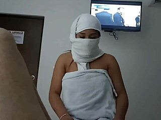 cute busty 18yo brunette from miami has passionate amateur sex.