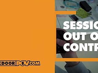 Sex life captured in pov with lingerie-clad lesbians in mff threeway