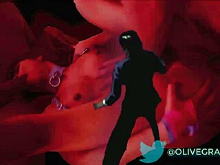 RILEY REID GETS BLOWJOB IN CARTOON HENTAI ANIMATION