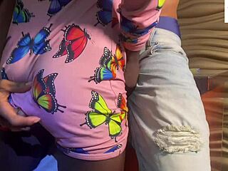 Ebony Horny Aunty Craves My Cock in Wild 1-on-1