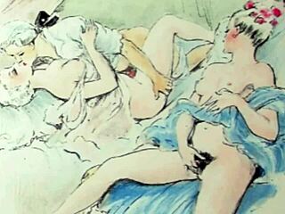 Look at these vintage erotic drawings, aren't they hot?