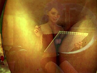 Ever wonder how a cartoon model handles cock in Santa County gameplay?