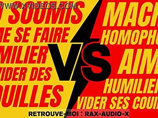 Powerful French hetero dominates young gay submissive in intense session.