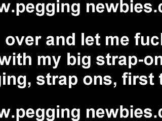 Femdom Pounds White Boy's Ass with Strapon