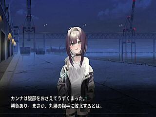 Explorando la ciudad oscura en aventura anime