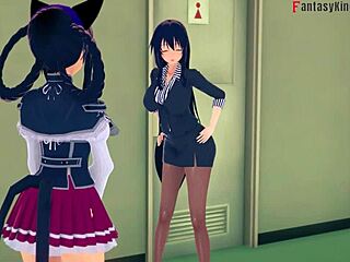 In HS DXD, Akeno prepares a surprise in NTR madness 7. This full hentai movie features see-through fantasy.