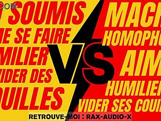 Powerful French hetero dominates young gay submissive in intense session.