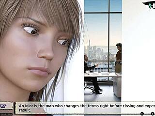 hey babysitter, what's this new office routine in 3d hentai?