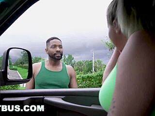 Baitbus Trick - Straight Hunk Goes Gay for Pay in Van with Muscular Stranger