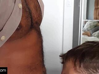 Gamer Stepson Rides Stepdad's Black Cock While Playing