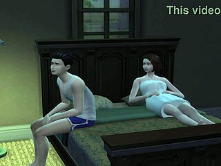 Stepmom and son are alone for tonight in 3d hentai