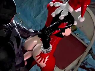 Just saw Harley Quinn getting slammed hard in this compilation