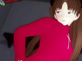 Hell yeah! Rin Tohsaka in wild hentai shorts compilation 1