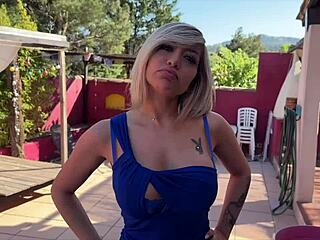 lisa the milf takes on two hard cocks