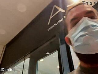 I risked a bold blowjob in Amsterdam Schiphol airport toilets