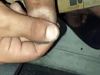 mood for masturbation with cock in hand.