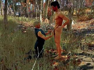 out in the woods, stan and jonathan get wild