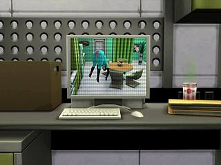 Danny Phantom Bangs His Mom in Sims 4 Action