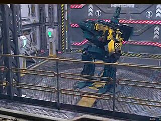 Flirting with half robot girl