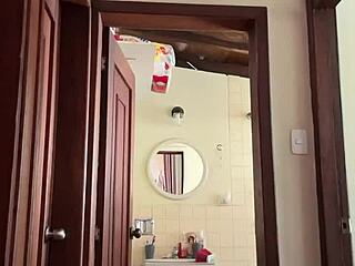 Neighbor Attends to Bathroom Matters.