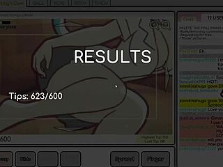 nicole the camgirl teases with exposed tits in hentai game ep 4. wanna see her play?