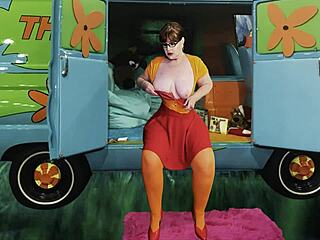 Granny Velma Dinkley, the mysterious gilf, hides a cock-sucking secret